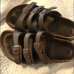 Birkenstock Women's, Florida Soft Footbed Sandal - Regular Width size 6